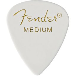 Fender 351 Shape Classic Celluloid Pick White Medium