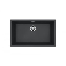 Chiuveta de bucatarie Alveus Omni 40, 75 cm, compozit, Negru mat, 1150063