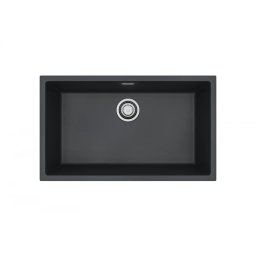 Chiuveta de bucatarie Alveus Omni 40, 75 cm, compozit, Negru, 1150062