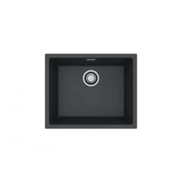 Chiuveta de bucatarie Alveus Omni 30, 55 cm, compozit, Negru mat, 1150056