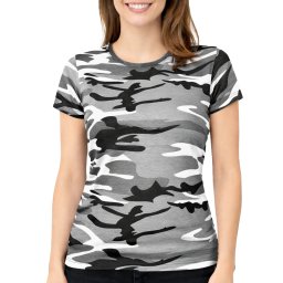 Tricou de camuflaj pentru damă, Malfini metro