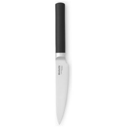 Cutit pentru carne Brabantia Profile 1003294, 15.4 cm, Otel calit, Rezistent la zgarieturi si coroziune, Negru