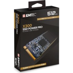 SSD X300 Power Pro 512 GB M.2 2280, NVMe PCIe Gen 3.0 x4