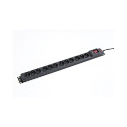 Prelungitor M12/15/CZ 1.5m Negru