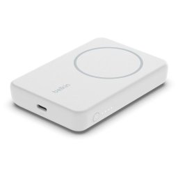 Baterie externa Belkin magnet./wirel. Powerbank 5.000mAh white BPD004btWT