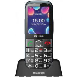 Telefon mobil MM724 4G VoLTE, 2,2, 1200 mAh battery, SOS button, desktop charger, Black