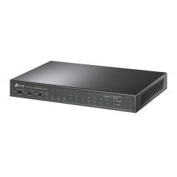 Switch 8-Port 10/100Mbps + 3-Port Gigabit Desktop Switch with 8-Port PoE+