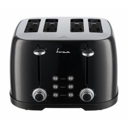 Prajitor de paine 1600 W 4 felii FRAM FTP-800BK Negru