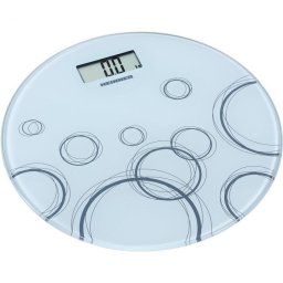 Cantar de baie HBS-WH150R 150 Kg, Display LCD, Sticla securizata, Alb