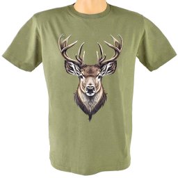  Tricou pentru vânător, cerb