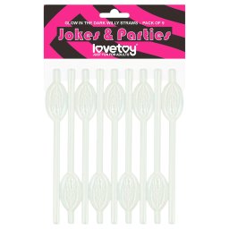 Lovetoy - pai pentru băut cu vagin luminos - alb