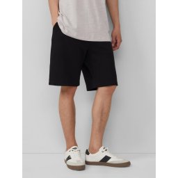 s.Oliver Pantaloni scurti barbati, Detroit, cu talie medie si croiala Regular Fit, Negru (SELECTATI MARIMEA: XL)