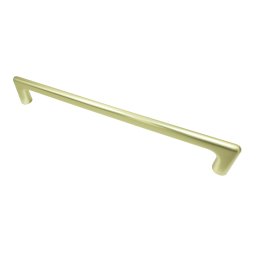 Maner metalic pentru mobilier, model Kupa, distanta dintre gauri = 128 160 192 mm, finisaj auriu mat (Distanta dintre gauri: 160 mm)