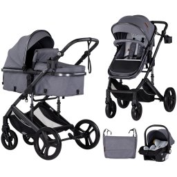 Carucior Chipolino Amore 3 in 1 cloud grey