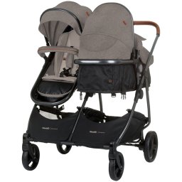 Carucior gemeni Chipolino Duo Smart 2 in 1 tiramisu