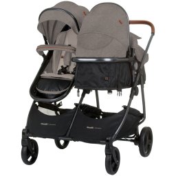 Carucior gemeni Chipolino Duo Smart 3 in 1 tiramisu