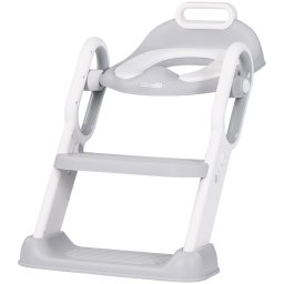 Reductor toaleta cu scara Chipolino Flippy grey