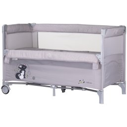 Patut pliabil Chipolino Relax cloud cu laterala culisanta