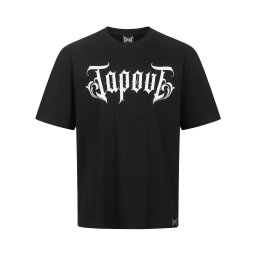 Tapout Tricou 'Simply Believe' negru / alb