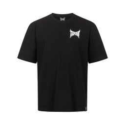 Tapout Tricou 'Creekside' negru / alb