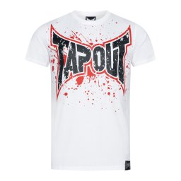 Tapout Tricou 'Splashing' roșu / negru / alb