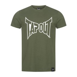 Tapout Tricou oliv / alb