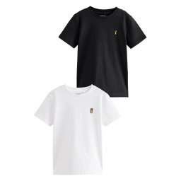 Next Tricou negru / alb