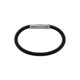 FOSSIL Brățară negru / argintiu