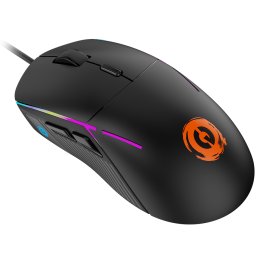 Mouse Shadder – Gaming, cu fir USB, optic 6 butoane + scroll, iluminare RGB, negru