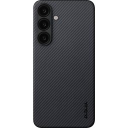 Husa Husa Pitaka MagEZ Case 6, pentru Samsung Galaxy S25 Plus, Negru/Gri