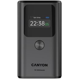 Baterie externa CNS-CPB130DG, 30 W, 10000 mAh, Negru