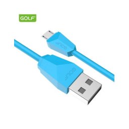 Cablu USB la micro USB Golf Diamond Sync Cable ALBASTRU GC-27m