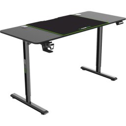 Birou Gaming BGGMD140CELV2, 72-117 cm, Max. 80 kg, Negru