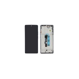 Display cu touchscreen si rama Xiaomi Redmi Note 13 Pro 4G, Lavender Purple, OEM, Service Pack
