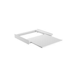 Kit de suprapunere mașină de spălat și uscător cu raft extensibil MK FLORIA MKF-23MZ601 60 cm alb