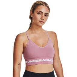 Under Armour Sutien sport Seamless Low Long Pink XL