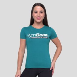 GymBeam Tricou pentru femei Strong Tomorrow Blue XXL