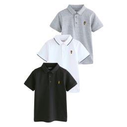 Next Tricou galben / gri amestecat / negru / alb