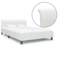Cadru de pat, alb, 140 x 200 cm, piele ecologica GartenMobel Dekor