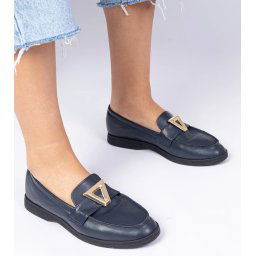 Gemre Pantofi damă bleumarin cu ornamente elegante Viletta