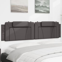 Perna pentru tablie, gri, 200 cm, piele artificiala GartenMobel Dekor