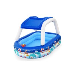Piscina de familie cu parasolar Sea Captain 213 x 155