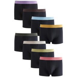 Next Boxeri maro / oliv / lila / negru