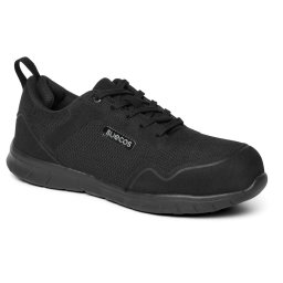 Adidasi confort, cu protectie metalica bombeu, pentru barbati, Suecos Stabil Safety negru