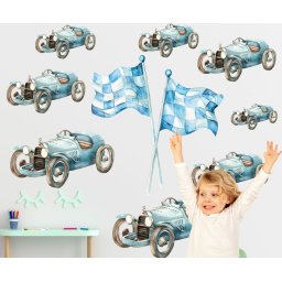 Sticker pentru copii - Set cu masini