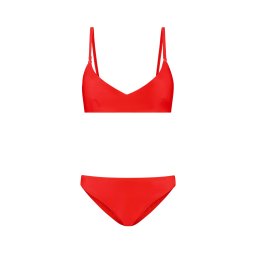 Shiwi Costum de baie două piese 'LOU - SCOOP' roșu