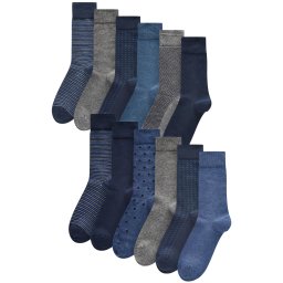 Next Șosete bleumarin / gri amestecat / negru