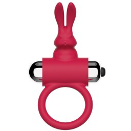 Inel cu vibratii Mira Bunny Ears Roz