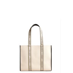 TED BAKER Geantă Georjey Branded Webbing Canvas Tote 261689 ecru