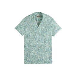 SCOTCH & SODA Cămaşă Aop-Sleeved Regular Fit 180032 7888 cutout beach brown aop